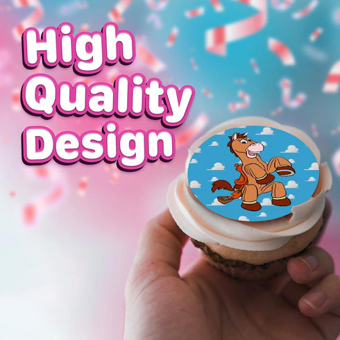 30 x Edible Cupcake Toppers – Classic story Themed Collection of Edible Cake Decorations | Uncut Edible on Wafer Sheet...