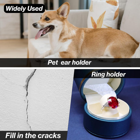 1/4 Inch x 50FT Backer Rod Diameter Foam Caulk Concrete Expansion Joint Filler White Saver Weather Strip Seal for Gaps and Joints Concrete Filling...