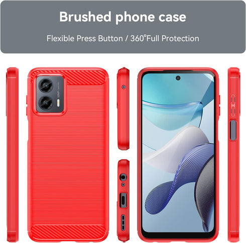 for Moto G 5G 2023 case, Moto G 5G Phone case 2023 with HD Screen Protector, Fashion Shock-Absorption Flexible TPU Bumper Soft Rubber Protective P...