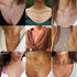AROIC 20 PCS Pendant Necklace with 14 PCS Gold,6 PCS Sliver,20 styles of necklaces for Women Jewelry Fashion and Valentine Birthday Party Gift...