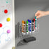 HIIMIEI Dry Erase Marker Holder for Whiteboard, Wall Mounted 2-Tier 10-Slot Clear Acrylic Marker Organizer Stand for School Office Home...