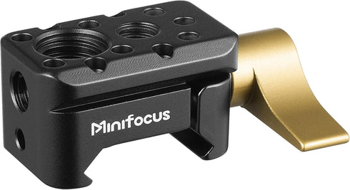 NATO Clamp, NATO Rail Lock Clamp Quick Release with 1/4" 3/8" ARRI Thread, Standard NATO Clamp for Camera Cage Friction Arm Ballhead Cold Shoe Mon...
