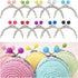 PH PandaHall 10 Color Purse Frame Bag Kiss Clasp Lock 3.3" Metal Arch Frame Coin Purse Tow Ball Kiss Clasp Clutch Frames Purse for Purse Making DI...