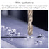 uxcell Tap & Bit Sets, M6 x 1.25 H2 Left Hand Straight Flute Machine Thread Milling Tap, 4.7mm M35 Cobalt High Speed Steel (HSS-CO) Twist Drill Bi...