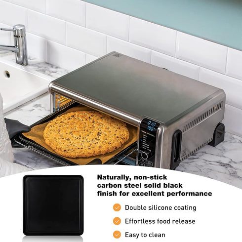 Professional 13" × 13" Baking Sheet, Cookie Sheet Pan, Nonstick Bakeware for SP101, SP100, SP1001C, SP201 Foodi Air Fry Oven, Sheet Pan for Foodi ...