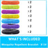 14 Pack Mosquito Bracelets for Kids Adult - Nature Citronella, Lemongrass and Eucalyptus, Up to 350 Hour of Protection...