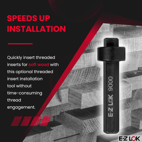E-Z LOK-9000 Thread Insert Drive Tool For Hex Drive Threaded Inserts Installation Drill Install Tool, 1/4-20 Internal Threads...