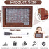 10000 Dollar Cash Target & Numbers Wooden Money Savings Box - Perfect Cash Saver & Best Gift for Friends (Dark Brown)...