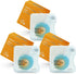 RAZOKO Coconut Oil Infused Woven Dental Floss, Vegan and Cruelty-Free, Orange Scent, 6 Month Supply (33 Yds x 3 Units) (3Pack, Orange)...