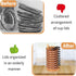 2 Pcs Tumbler Lid Organizers, Bamboo Tumbler Lid Holder, Storage for Up to 20 Lids, Tumbler Lid Storage for Kitchen Cabinets and Countertops?Suita...