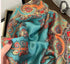100% Pure Mulberry Silk Scarfs 27"x27" Square Scarf Women Neckerchief Headscarf hair scarf bandana Gift Packed...