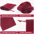 G2PLUS Red Velvet Jewelry Pouches, 20PCS Small Velvet Gift Bags with Drawstring, Wine Red Christmas Gift Bags for Wedding Favors, Candy Bag, Party...