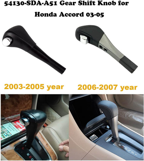 54130-SDA-A51 Gear Shift Knob Handle Compatible with Hon-da Accord 2003?2006 Shifter Knobs Handle Lever 54130-SDA-A84ZB...