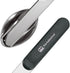 PortableAnd Travel Cutlery 3 PCS Camping Utensil Set with Spoon, Fork, Knife & Bottle Opener Best Gift for Travel, Outdoor Backpacking Flatware wi...