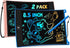 TEKFUN 8.5in 2 Pack LCD Writing Tablet for Kids Coloring Doodle Board Magic Drawing Pad for Kids with Anti-Lost Stylus, Car Trip Educational Toys ...