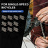 Bike Chain Master Link - PSLER Single Speed Bicycle Chain Link Missing Link Connectors Bike Chain Repair Accessories 10 Pieces Copper...