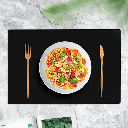 Thick Silicone Counter Mat Large 23.4"by15.6", Heat Resistant Mat for Kitchen Table/Countertop Protector/Non Stick Pastry Baking Mat Placemats, Si...
