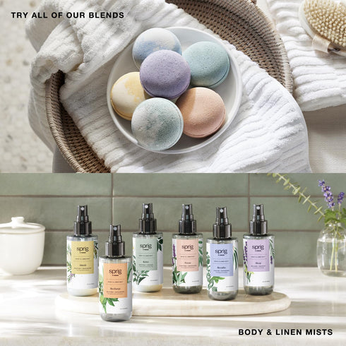 Sprig by Kohler Lavender + Vanilla Bath Bomb, Hypoallergenic, Made with Natural Botanicals & Premium Skincare Ingredients (Shea Butter, Coconut Oi...