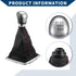 6 Speed Gear Shift Knob with Dust Cover for Ford Focus 2005-2008 / Front Stick Shifter Lever Knob/Durable Plastic / 1 Pcs Black with Red Stitches...