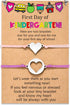 MANVEN First Day of School Bracelets for Mom and Daughter Back to school Gifts Mommy and Me Mother and Daughter Bracelets Matching Heart Wish Brac...