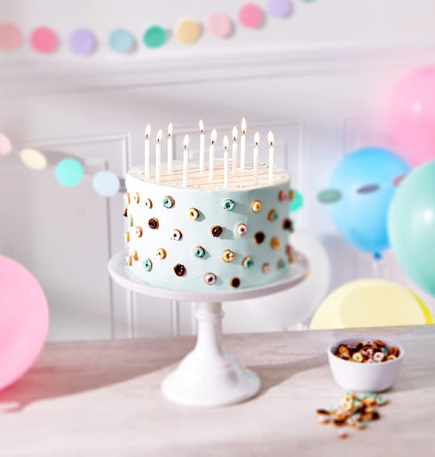 American Greetings Birthday Candles, Small White Spiral (48-Count)...