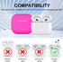 AirPods 3rd Generation Case Cover 2021, Military Grade Anti-Fall Soft Silicone Shock-Absorbing Protective AirPods 3 Case Skin with Keychain and Cl...