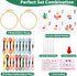 6PCS Cross Stitch Kits for Beginners DIY Embroidery Kit for Kids Adults Boho Cross Stitch Kits Christmas Birthday Gift Abstract Landscape Needlepo...