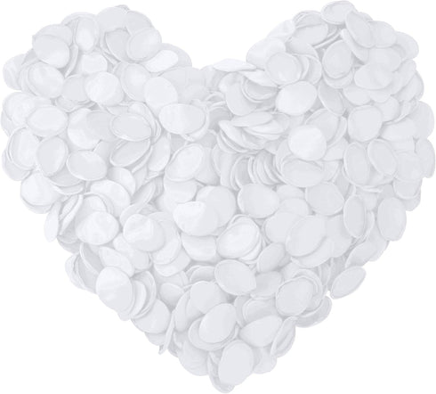 Premium Artificial Silk Rose Petals Flower Girl Scatter Petals for DIY Wedding Aisle Centerpieces Table Confetti Party Favors Home Decoration, Whi...