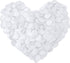 Premium Artificial Silk Rose Petals Flower Girl Scatter Petals for DIY Wedding Aisle Centerpieces Table Confetti Party Favors Home Decoration, Whi...