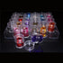 TDOTM Clear Plastic Bead Storage with 30 Pieces Storage Jars Container Bottle with Lid Embroidery Diamond Painting Transparent Accessory Box Organ...