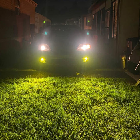 PHINLION 9006 Yellow Fog Light Bulbs 3800 Lumens Super Bright HB4 9006LL LED Bulb Replacement for Car Truck SUV Fog Lights or DRL Lamps, 3000K Gol...