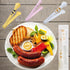 Cat Tongs Silicone Cooking Tongs 7 Inch and 9.5 Inch Cute Cat Paw Shape Tongs Kitchen Tongs for Cooking BBQ Grilling Sweets cake baking,Pink/White...
