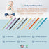 Baby Teething Tubes - Made in The USA Baby Teething Toys - Soft & Durable Infant Toys and Toddler Silicone Teether - 7 Inches, Pink - Baby Must Ha...