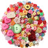 Buttons Resin Buttons 2 and 4 Holes Assorted Buttons for Sewing Crafts DIY Projects Button Painting Craft Buttons (Multiform)...