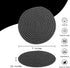 Pot Holders Trivets for Hot Dishes Hot Pads for Kitchen Trivets for Hot Pots and Pans - Cotton Hot Pads Stylish Large Coasters & Hot Mats (Dark Gr...