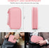 FYY Electronic Organizer, Travel Bag, Pouch, Carry Case Portable Waterproof Double Layers for Cable, Cord, Charger, Phone, Earphone Pink...