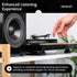 1" Platinum Silicone Speaker Isolation Pads, Non-Skid Isolation Feet with Adhesive, Speaker Isolation Feet for Record Player Isolation - Turntable...