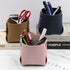Mini Leather Pen Holder, Leather Folding Organizer, Makeup Brush Organizer, Desktop Organizer, Makeup Brush Organizer, Suitable for Office Supplie...