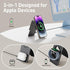 2024 3 in 1 30W Super Fast Wireless Charging Station for iPhone Apple Watch AirPods Multiple Devices, Magnetic Foldable Wireless Charger Dock, Tra...