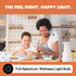 NorbSMILE CA California Energy Compliant Advanced Full Spectrum, Par 30 Long Neck, 10W LED Flood Style Light Bulb, Natural SUNLIKE Spectrum - Brin...