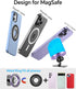 for Magsafe Car Mount?20 Strong Magnets?Magnetic Phone Holder for Car Phone Holder Mount Dash?360° ?Phone Holders for Your Car Accessories Cell ph...