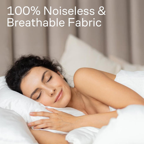 Ultra Soft Pillow Protectors with Zipper Standard Size - Set of 4 Breathable Pillow Covers - 100% Protection Against Stains, Dust & Dirt - Machine...