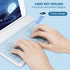 Wireless Bluetooth Keyboard and Mouse Mice Set Dual Rechargeable (Blue)...