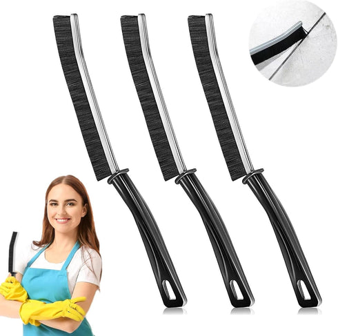 3Pcs Crevice Cleaning Brush Hard Bristle Crevice Cleaning Brush New Multifunctional Corners Cleaning Brush Tool Thin Gap Brush Grout Cleaner Brush...