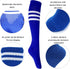 Neon Knee High Socks, 8 Pairs Striped Tube Sock Athletic Baseball Basketball Dance Neon Colored Soccer Socks for Adult Girls Women Youth, 8 Colors...