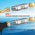 3/8 NPT Pressure Washer Swivel Fitting, Anti Twist 3/8 Male to Female Stainless Steel Connector Joint, 360 Degree Kink Free Swivel Fitting For Pre...