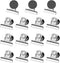 15Packs Refrigerator Magnets, Magnetic Clips Heavy Duty for Fridge, Widening Design Whiteboard Magnets Clips, Strong Scratch-Free Magnetic Clips P...