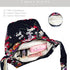 WITERY Women's Sling Crossbody Bags Large Shoulder Shopping Hobo Bag Handbag Top Zip Bags Handmade Messenger Bag Wallet...