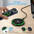 15W Wireless Charger Pad with Adapter Fast Charging for Motorola G Power 2024 Edge 50 Ultra, Wireless Charging Station for Samsung Galaxy S24 Ultr...