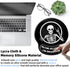 Upgrade Mouse Pad with Wrist Rest, Gothic Skull Skeleton Ergonomic Gaming Gel Mouse Pad with Wrist Support, Computer Mousepad for Desk Home Office...